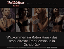 Tablet Screenshot of dasrotehaus.net
